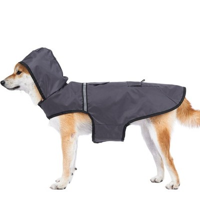 Waterproof Dog Reflective Jacket mit Kapuze Halsloch Super leichte und atmung...