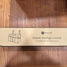 4moms Breeze Playard Diaper Caddy, Storage for Diapers, Baby Wipes, Organization