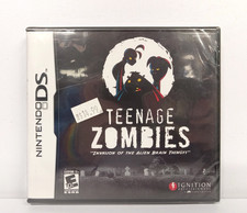 Teenage Zombies: Invasion of the Alien Brain Thingys (Nintendo DS, 2008) SEALED!