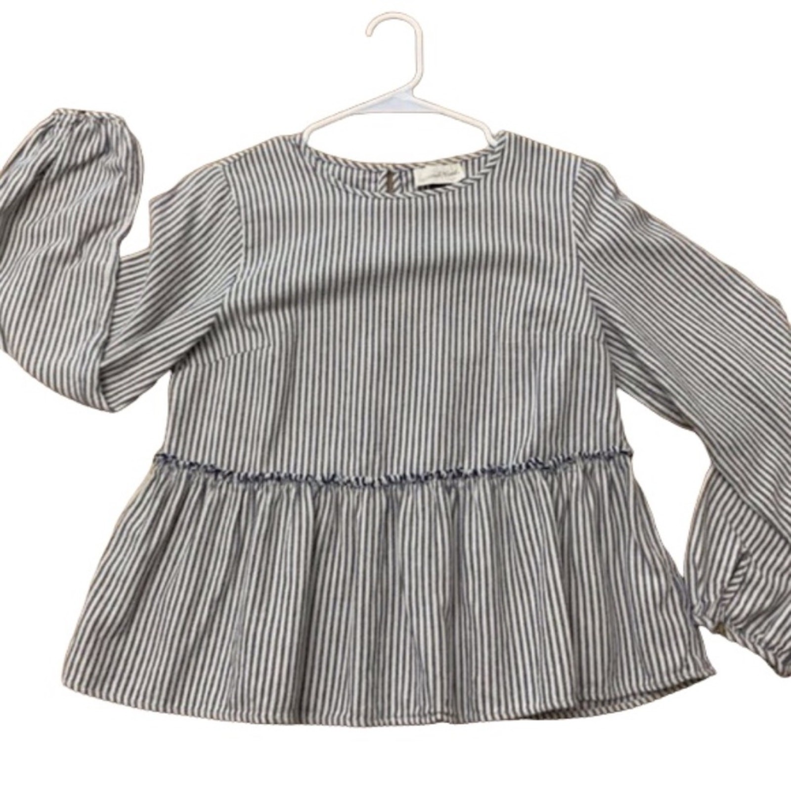 UNIVERSAL THREAD Striped Boho Peasant Blouse XS - image 2