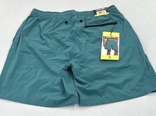 Kirkland Signature Men's Stretch Swim Shorts, Teal, Size S