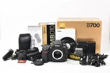 Nikon D700 Body MBD10 Shutter Count 45282 With Box #150