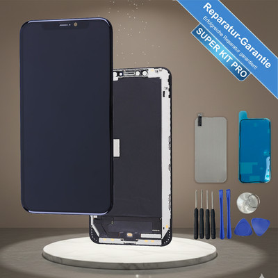 iPhone XS Max Display SELF REPAIR SUPER KIT PRO LCD OLED Ersatz Bildschirm TFT