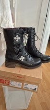 BRAKO Stiefelette/Boots, Leder, Schwarz, Applikationen, Größe 40, NEU