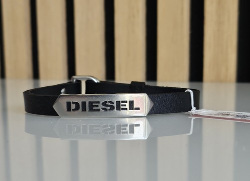 Diesel Armband DX099904 Herren Leder Schwarz Edelstahl NEU OVP - Bild 3 von 13