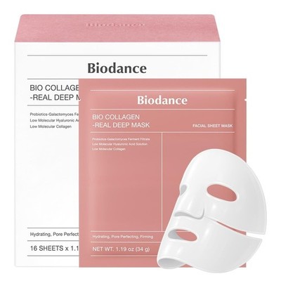 Korean Beauty -Collagen Real Deep Mask for Deep Hydration & Pore Minimizing