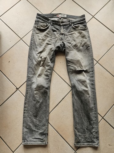 Engelbert Strauss Jeans grau 5 Pocket Straight 33 32