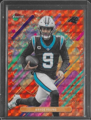 2025 Topps Finest BRYCE YOUNG #227 Orange Geometric /15 Rare