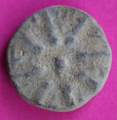 ORIGINAL Desert Patina Small Widows Mite Herod Hoard Holy Land Artifact COA A48
