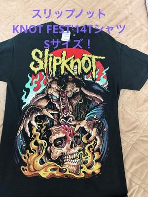 Super rare S! KNOT FEST '14 SLIPKNOT T-Shirt Black