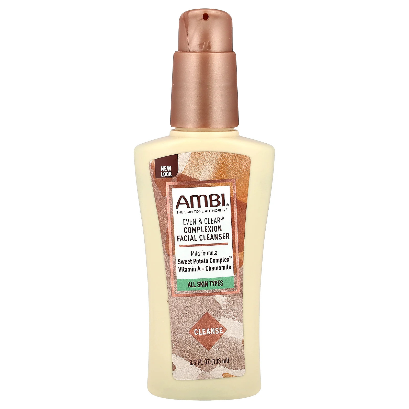 Очищающее средство для лица Ровный и чистый цвет лица, без отдушек, 3,5 жидких унции (103 мл)