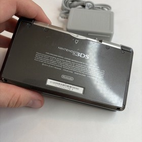 Nintendo 3DS Handheld Video Game Console Black CTR-001 (USA) W Charger US Model