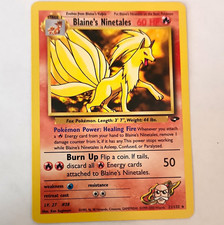 Wizards of the Coast Pokemon TCG Gym Challenge Blaine's Ninetales 21/132 2000 EN on eBay