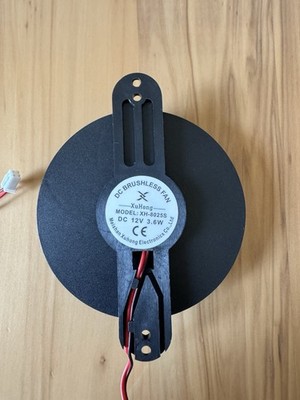Lüfter XH - DC8025S DC 12V, 3,6w Ventilator, Kühler 