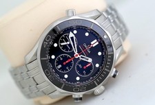 Omega Seamaster Chronograph (2018) - 44mm Co-Axial Automatic Watch - Black Dial