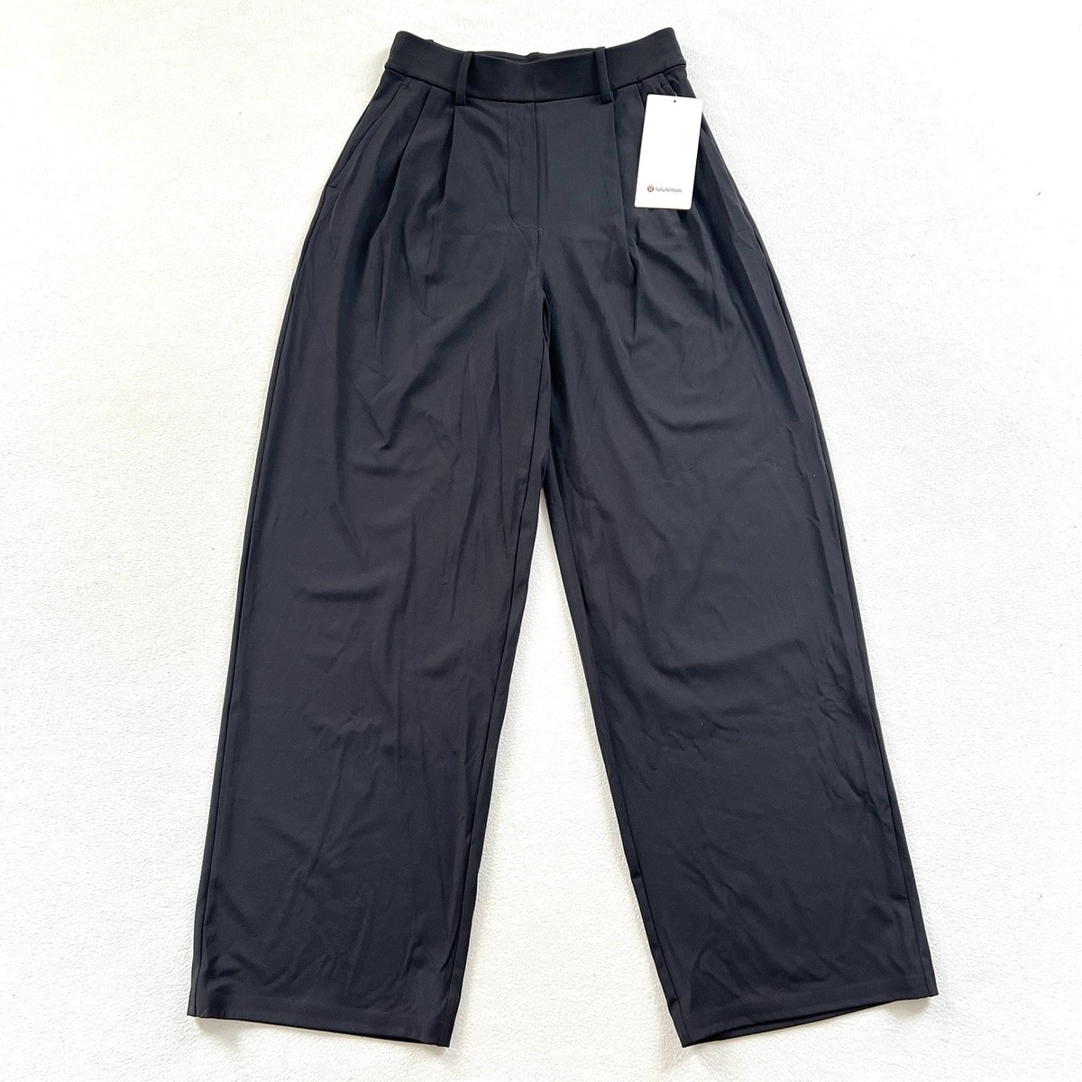 NWT Lululemon Daydrift High-Rise Pleated Trouser Black First