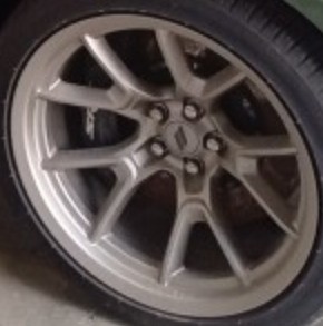 2023 Charger OE Wheel 20x11 5 Spoke Y Spoke Gray Granite Opt Whe Dodge