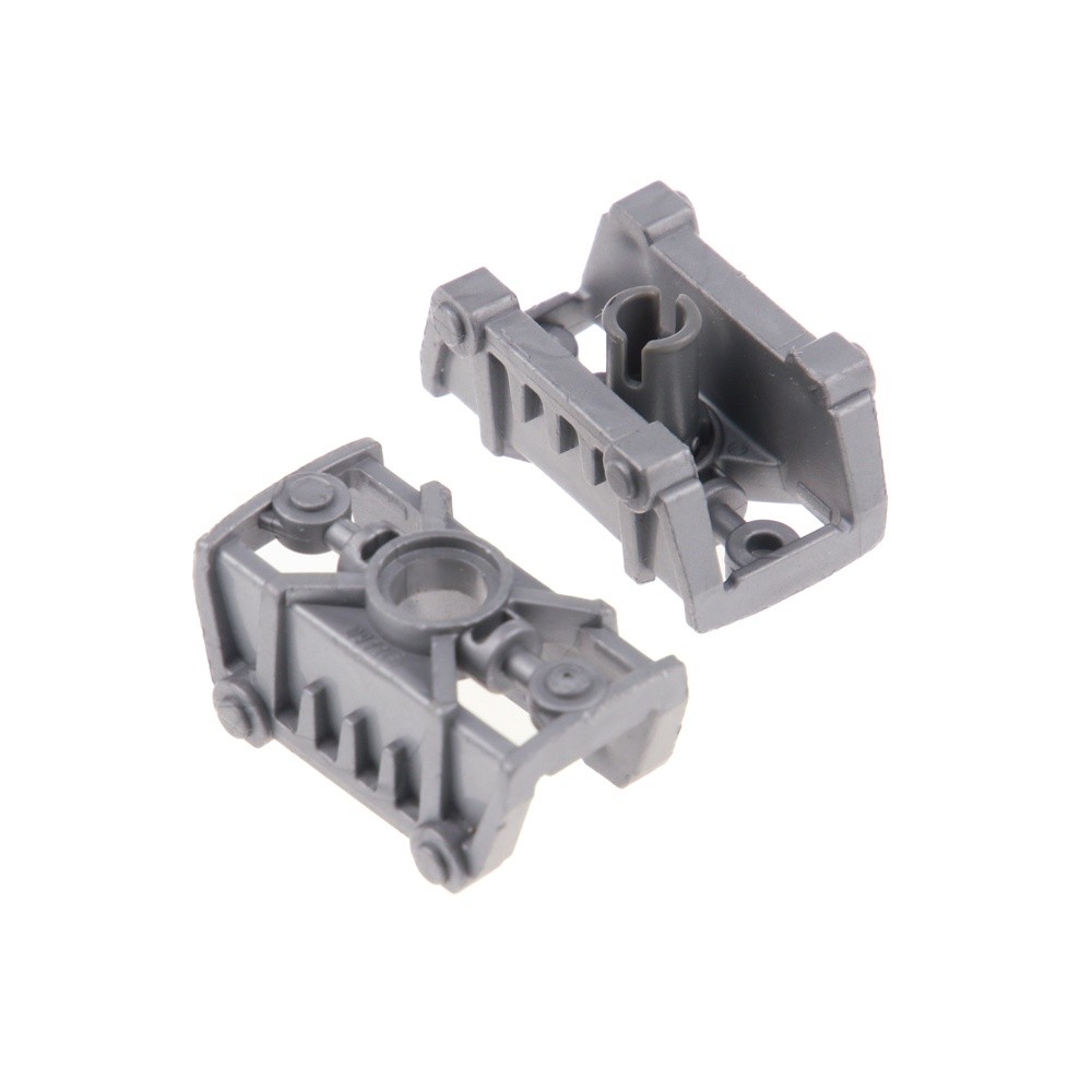 2X Lego Bionicle Figure Knee Armor Flat Silver Armor Toa Metru 4609592 47299