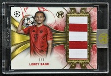 2024-25 Topps Reverence Leroy Sane Patch Card #RR-LS RED PARALLEL 5/5 BAYERN
