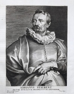 Adriaen van Stalbent Flemish painter printmaker Maler Portrait van Dyck
