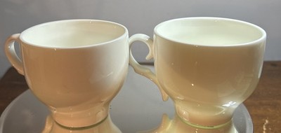 2 Wilmax England White Porcelain 5 Oz Coffee Tea Cups