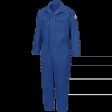 Bulwark FR Premium Coverall Mens Royal Blue Flame Resistant CLB6 9oz CAT2 NFPA