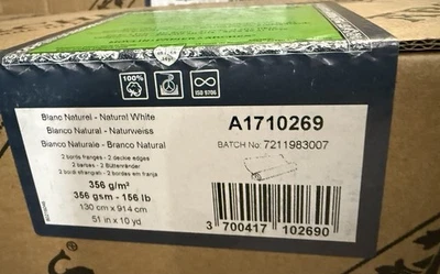 Arches Natural White Watercolor Paper Cold Press 51" x 10 yds Roll A1710269