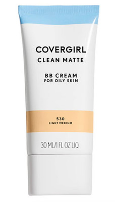COVERGIRL - Clean Matte BB Cream, Oil-Free, Long-Lasting, 530 - Light/Medium