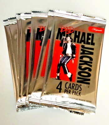 Michael Jackson BAD World Tour Keepsake Cards Hobby Packs Single