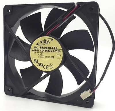 1PCS ADDA AD1212US-A71GL 12025 DC12V 0.50A 12CM 2-Pin High Airflow Case Cooling