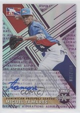 2019 Panini Elite Extra Edition Aspirations Purple /100 Miguel Tamares Auto 6er