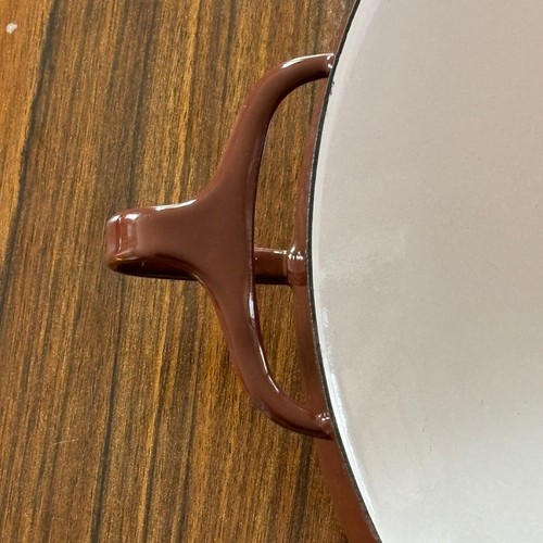 Vintage DANSK Kobenstyle Paella Pfanne 13,5" Emaille auf Stahl Made in France Braun - Bild 2 von 13