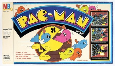 Pac-Man Board Game Vintage 1982 Milton Bradley Arcade Marble Ghost Game Complete