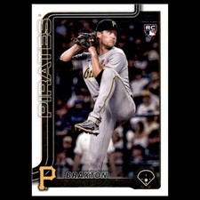 Braxton Ashcraft Rookie #US32 2025 Topps Update Pittsburgh Pirates Baseball Card. rookie card picture