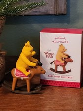 2013 Hallmark Ornament  BABY'S FIRST CHRISTMAS  WINNIE THE POOH