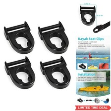 Kayak Replacement Seat Clips 4 Pack Nylon Latch Strap Kayaking Accessories