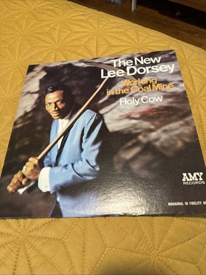Lee Dorsey :  Working In A Coal Mine/ Holy Cow Amy Records LP Mono 1966 Nice!