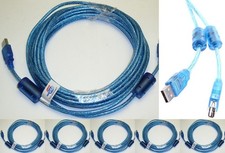 Lot5x 25ft long USB2.0 A Male Female Extension Camera/Webcam/Printer Cable BLUE