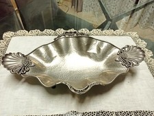 Vassoio centrotavola in  peltro   - Vintage 