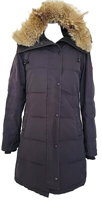 Canada Goose MACKENZIE Hooded Down Jacket Navy Size M/M Preowned 