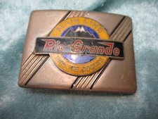 Rio Grande Main Line thru the Rookies Belt Buckle