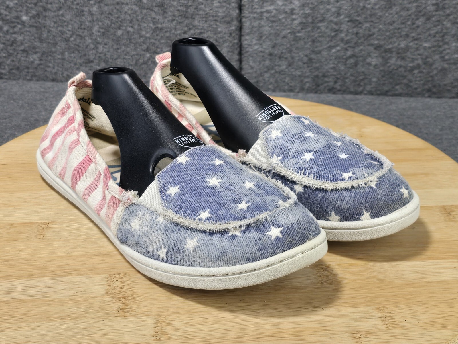 Aeropostale Stars and Stripes Canvas Loafers Women's Size 9 Shoes American Flag