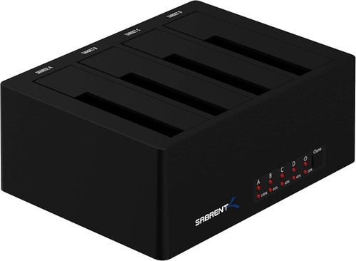 Versatile 4-Port Docking Station for SSD/HDD with Separate ON/OFF Switches - Picture 3 of 10