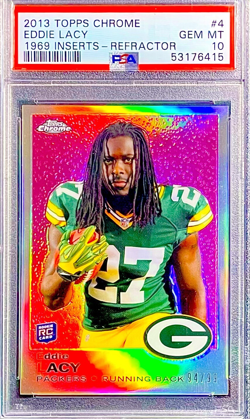 Eddie Lacy Topps Chrome 1969 Inserts #4 Refractor