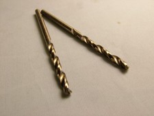 Image of 2x Cobalt HSS twist drill 3.0mm, made from solid 5% cobalt alloy,not just coated