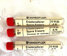 Staedtler Spare Erasers 77 R52-5N Lot of 14 Made in Germany Vintage