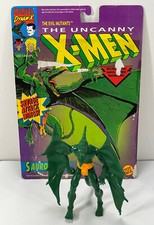 Marvel Comics X-Men Toybiz Sauron Action Figure 1992 Lose W/Board
