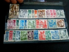 TIMBRES ANCIENS DIVERS DE COLLECTION - 53 PIECES OBLITERES - 20ème SIECLE