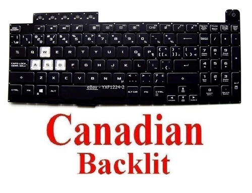 Keyboard for ASUS TUF Gaming F15 FX506 FX506H FX506HC FX506L FX506LH FX506LI CA