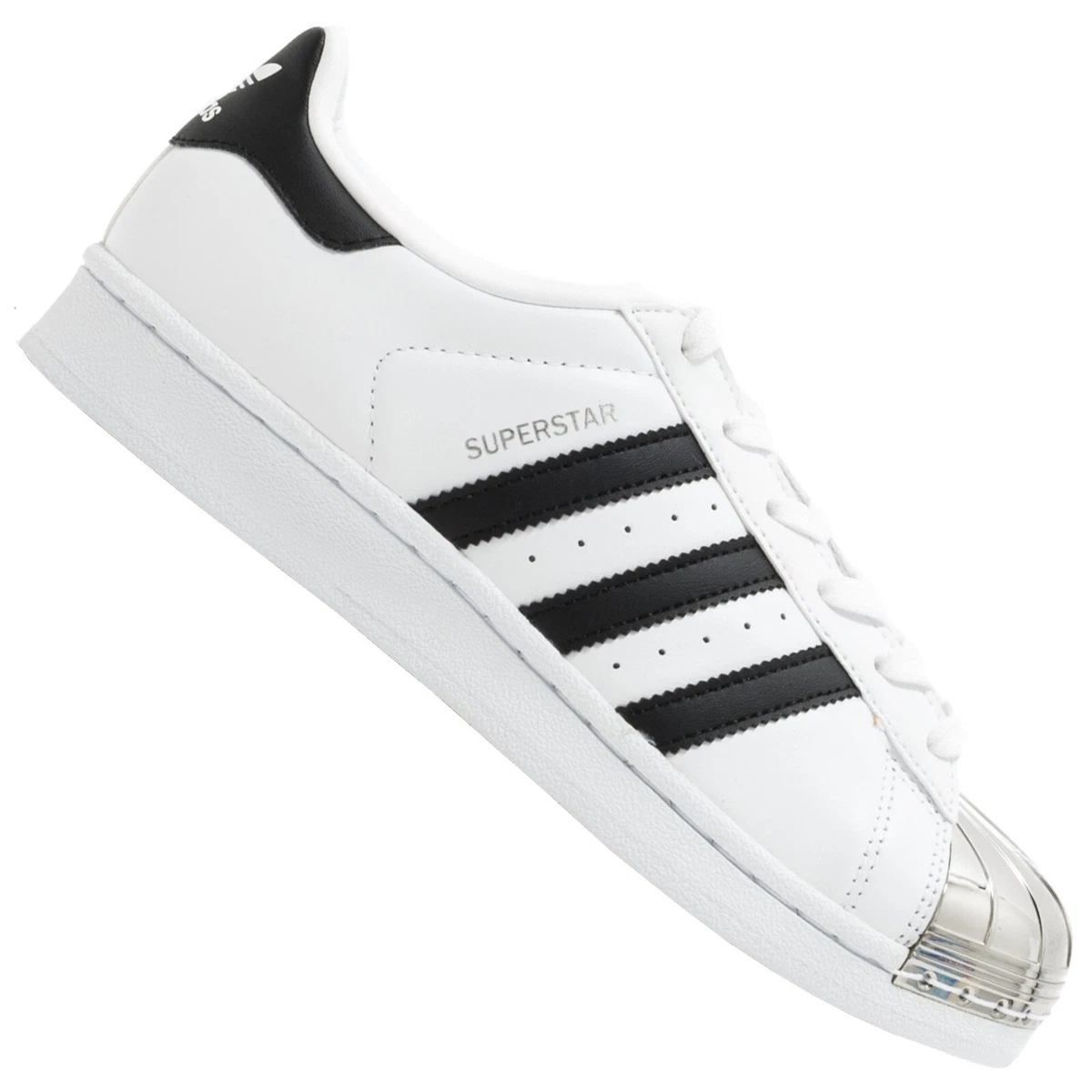 adidas superstar metal toe black